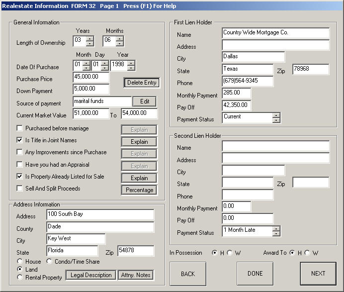 screenshot of Attorneys Assistant